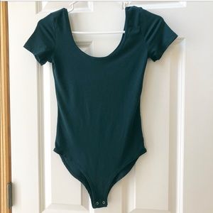 Swoop Neck & Back Body Suit